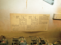 Image # 81580: Op-Pop-Pop Inside Cabinet - Transformer Chart 
(Serial number 1827.)