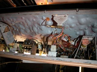 Image # 21107: Orbitor 1 Under Playfield - Left 
(Serial number 1292.)