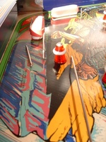 Image # 51379: Paragon Playfield - Detail - 3 Flipper Version 
(Serial number EPA1161. Game located in France.)