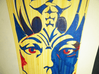 Image # 79812: Paragon Original Backbox Artwork 
(Artist is Paul Faris.Felt pens on art paper. Approximate dimensions are 13 1/2 by 28 inches.)