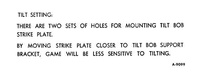 Image # 31936: Paul Bunyan Tilt Settings Card