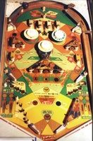 Image # 7389: Paul Bunyan Playfield 
(The rollunder wire is missing from the very top of the playfield.)