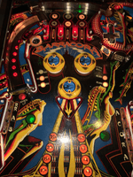 Image # 80835: Barracora Early Production - Illuminated Upper Playfield 
(Serial number 516389.)