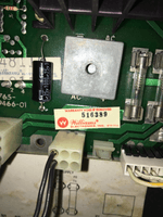 Image # 80847: Barracora Early Production - Inside Backbox - Detail 
(Serial number 516389.)