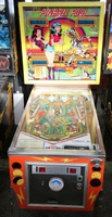 Image # 66949: Pinball Pool Cabinet - Front View 
(This game does not have the correct style (color) of score card.)