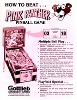 Image # 57779: Pink Panther Flyer - Front 
(This salmon-colored flyer was provided to distributors to help promote the game to operators.)