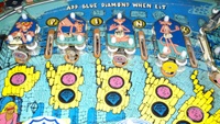 Image # 51031: Pink Panther Rollover Lanes 
(The yellow target is not original to this game. Another target is missing.)