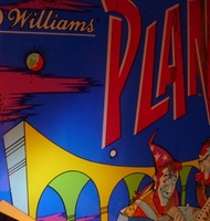 Image # 42235: Planets Backglass - No Replay Window 
(This game carries serial numbers 99486 and 99584.)