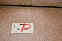 Image # 69194: Planets Cabinet Serial Number 
(Serial number 99612.)