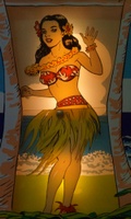 Image # 66837: Pleasure Isle Illuminated Backglass Animation 
(The backglass is reproduction and is not shown. Serial number 08161.)