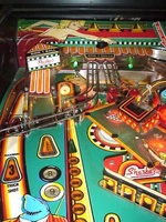 Image # 33198: Pool Sharks Upper Left Playfield 
(Mylared playfield.)
