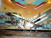 Image # 63084: Post Time Extended Play Position 
(Balls 6 through 10 are kicked back into play from between the flippers.)