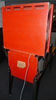 Image # 63842: Bobby Orr Power Play Early Production Cabinet - Rear View 
(This game was exported to Germany. Serial number EPP1047.)