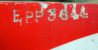 Image # 72370: Bobby Orr Power Play Backbox - Serial Number 
(Serial number EPP 3844.)
