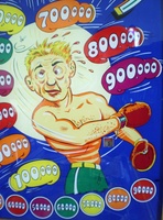 Image # 47172: Punchy Backglass - Detail 
(Serial number 19588.)