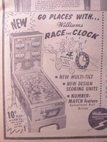 Image # 26358: Race the Clock Billboard Ad 
(The Billboard, May-14-1955, page 99)