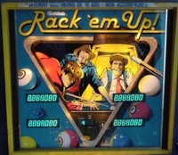 Image # 22802: Rack 'Em Up! Illuminated Backglass