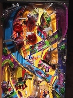 Image # 31925: Radical! Prototype Upper Playfield 
(The playfield is Diamondplated.)