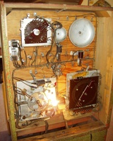 Image # 63972: Basketball Inside Backbox 
(The cabinet has been repainted.)