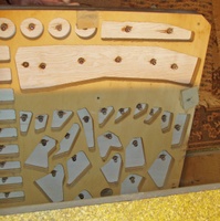 Image # 63976: Basketball Backbox Insert - Front 
(Looking down from the top of the cabinet. The cabinet has been repainted.)