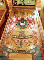 Image # 71668: Basketball Illuminated Playfield 
(This image has a continuity issue most noticeable om the right side word, 'Flipper'.)