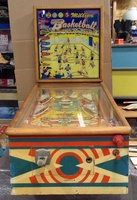 Image # 64379: Basketball Cabinet - Front View 
(Serial number 018831BB.)