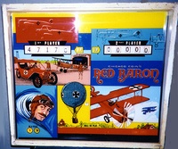 Image # 1851: Red Baron Backglass
