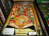 Image # 23998: The Red Max Illuminated Playfield 
(Serial number 1021.)