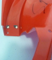 Image # 70378: Riverboat Gambler Factory Sample Ramp - Detail 
(The ramp flap has broken off. This is a pre-production part and may not fit production games. Part number 03-8451.)