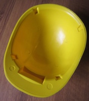 Image # 49129: Red & Ted's Road Show Promo Hard Hat 
(This hat is the same size as the ones on the playfield but is missing screw holes.)