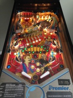 Image # 61535: Rock Encore Illuminated Playfield 
(Cabinet serial number 1187.)