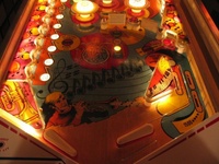 Image # 23754: Rock Star Illuminated Lower Playfield 
(Serial number 04465.)