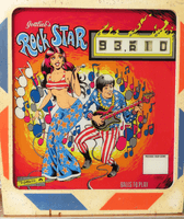 Image # 81646: Rock Star Sample Game - Backglass 
(Serial number 01012 S.)