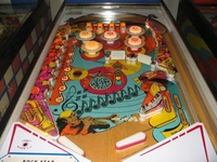 Image # 23749: Rock Star Illuminated Playfield 
(Serial number 04465.)