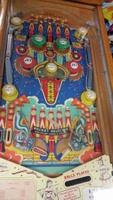 Image # 65814: Rocket Early Production Playfield 
(The right flipper is not original to this game. Serial number 45907.)