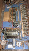 Image # 72048: Rocket III Add-A-Ball Relay Not Installed - Annotated 
(In this picture, a red square highlights where the 4-pin replay shorting plug has been removed from the 10-pin jack and placed next to it. The vacant area inside the square is where the Add-a-ball relay would be mounted. Serial number 3400.)
