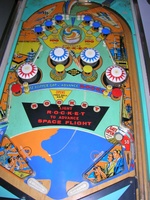 Image # 72399: Rocket III Early Production Playfield 
(Serial number RO 1091.)