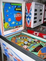 Image # 72400: Rocket III Early Production Upper Playfield 
(Serial number RO 1091.)