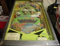 Image # 31901: Rocket III Playfield 
(Serial number 2210.)