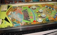 Image # 31902: Rocket III Playfield 
(Serial number 2210.)