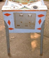Image # 28011: Rodeo Cabinet - Front 
(Cabinet is repainted but is included here to show original coin door and other features.)