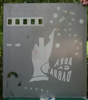 Image # 34788: Abra Ca Dabra Sample Game - Backglass - Reverse 
(Serial number 01015 S.)