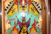 Image # 39374: Abra Ca Dabra Sample Game - Upper Middle Playfield - Light Shields Removed 
(Serial number 01015 S.)