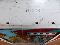 Image # 76431: Abra Ca Dabra Sample Game - Backbox - Serial Number 
(Serial number 01003 S.)
