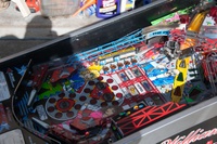 Image # 63825: Rollergames Prototype Game - Drop Target Bank 
(Serial number 576 X360003.)