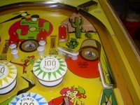 Image # 35693: Round Up Upper Right Playfield 
(Serial number 1031.)