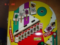 Image # 35215: Royal Flush Blank Upper Playfield - NOS 
(This playfield was identified to us as New Old Stock.)