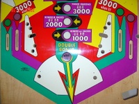 Image # 35217: Royal Flush Blank Lower Playfield 
(This playfield was identified to us as New Old Stock.)