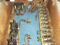 Image # 69135: Safari Inside Cabinet - Add-A-Ball Mode 
(The Add-A-Ball Relay has been added to this game, converting it to award extra balls instead of replays. It is the relay at the bottom center of this image and is plugged into the jack that is partially visible. Serial number 1354.)