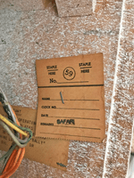Image # 74608: Safari Inside Backbox - Inspection Tag 
(Serial number 1971.)